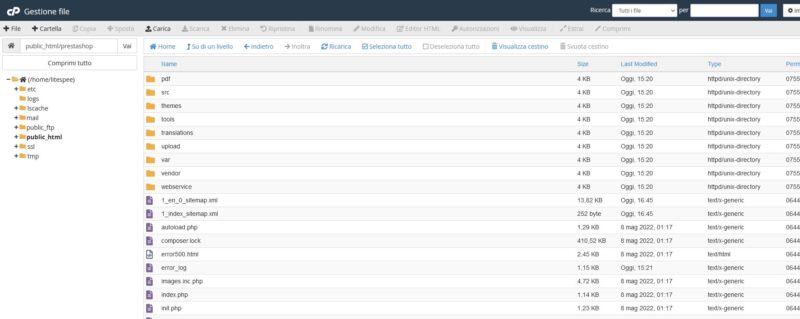 Hosting PrestaShop con LiteSpeed: Installare il plugin e configurare il crawler
