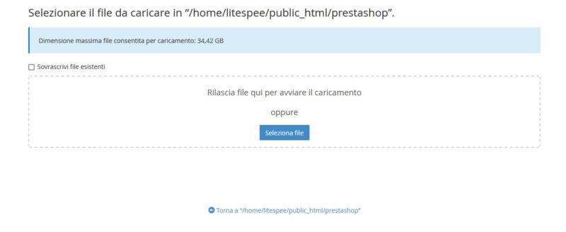Hosting PrestaShop con LiteSpeed: Installare il plugin e configurare il crawler