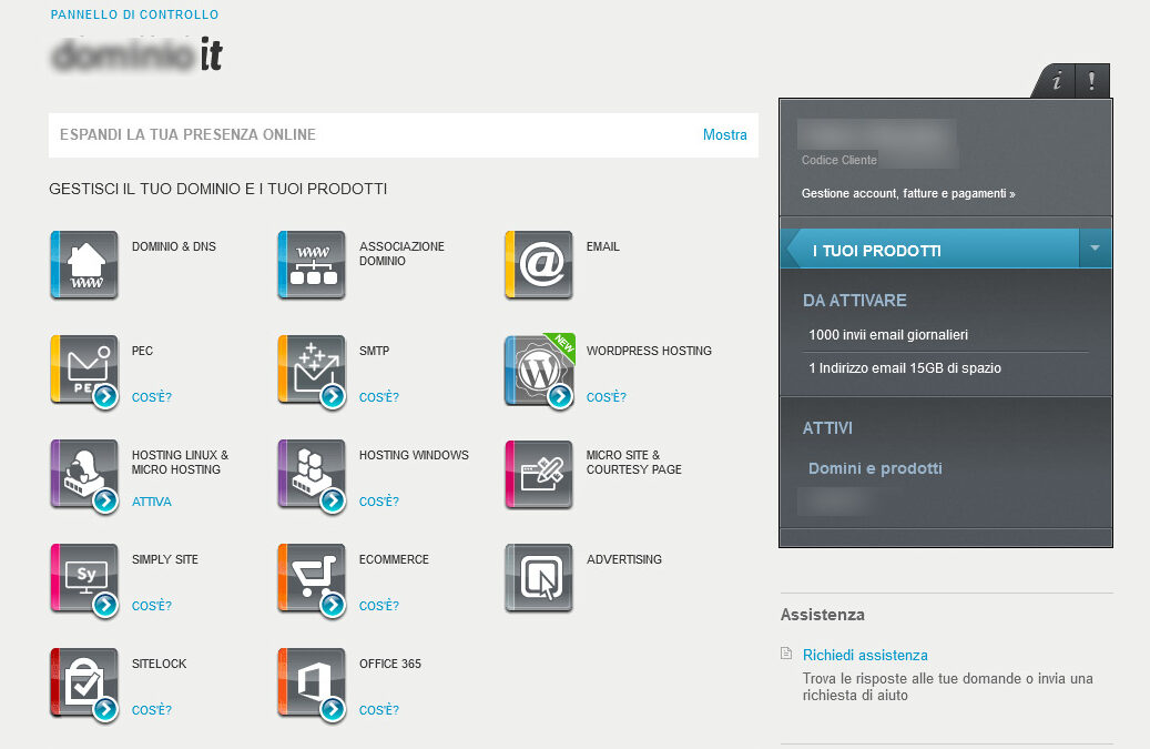 Richiedere EPP Code/AuthCode su Register.it Richiedere EPP Code/AuthCode su Register.it
