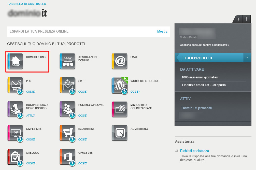 Richiedere EPP Code/AuthCode su Register.it Richiedere EPP Code/AuthCode su Register.it