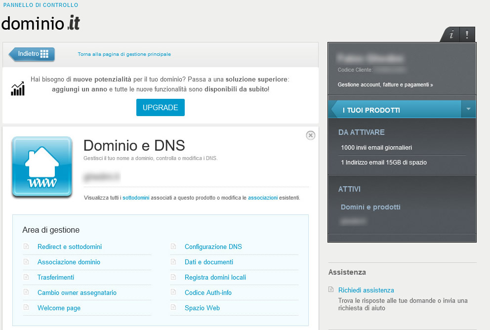 Richiedere EPP Code/AuthCode su Register.it Richiedere EPP Code/AuthCode su Register.it