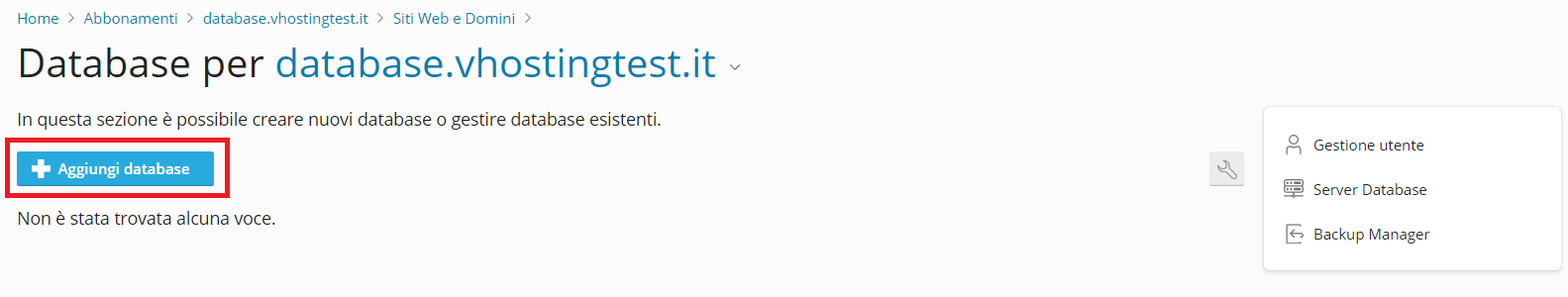 Come creare un Database da Plesk Come creare un Database da Plesk
