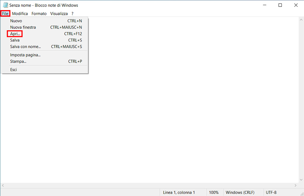 modificare il file hosts modificare il file hosts