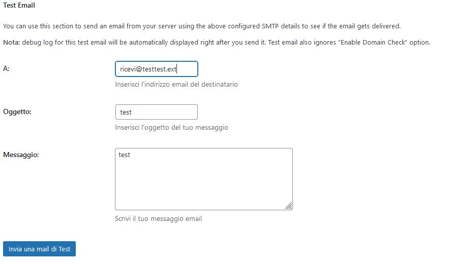 Mail non inviate da WP: usare PHP o SMTP? Easy WP SMTP