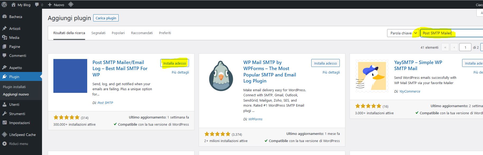 Mail non inviate da WP: usare PHP o SMTP? Post SMTP