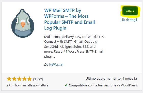 Mail non inviate da WP: usare PHP o SMTP? wp mail smtp