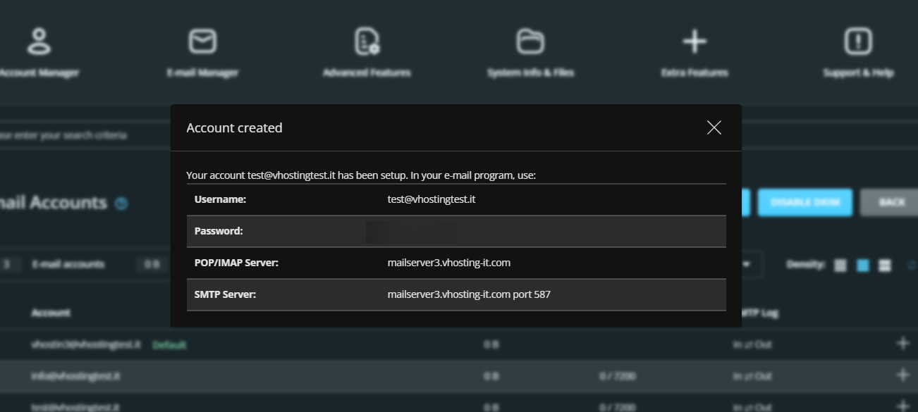 Come creare una casella email su DirectAdmin Come creare una casella email su DirectAdmin