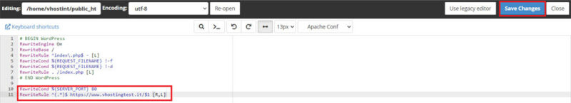 Come creare un redirect da HTTP ad HTTPS su cPanel Come creare un redirect da HTTP ad HTTPS su Cpanel