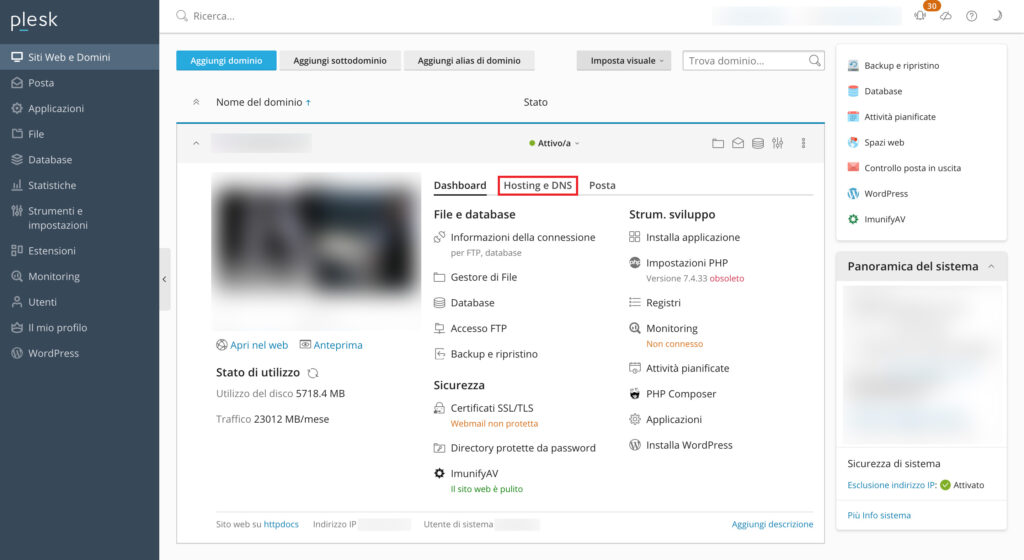 Come bloccare User-Agent dal pannello di controllo Plesk Come bloccare User-Agent dal pannello di controllo Plesk