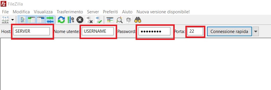 Come collegarsi in SFTP (ssh file transfer protocol) Come collegarsi in SFTP (ssh file transfer protocol)
