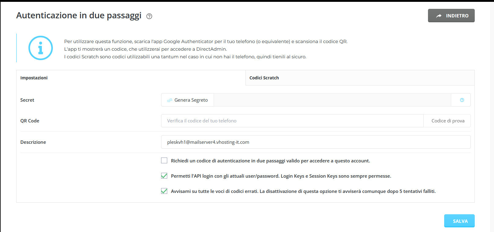 DirectAdmin di VHosting: guida dettagliata DirectAdmin di VHosting: guida dettagliata