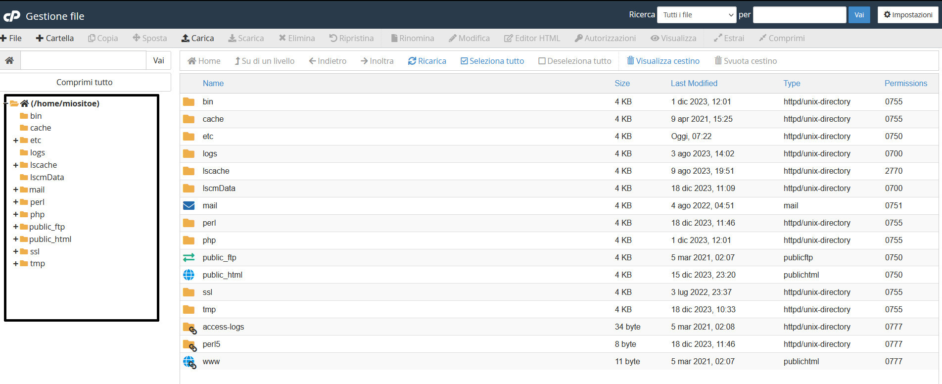 CPanel di VHosting: la guida completa CPanel di VHosting: la guida completa