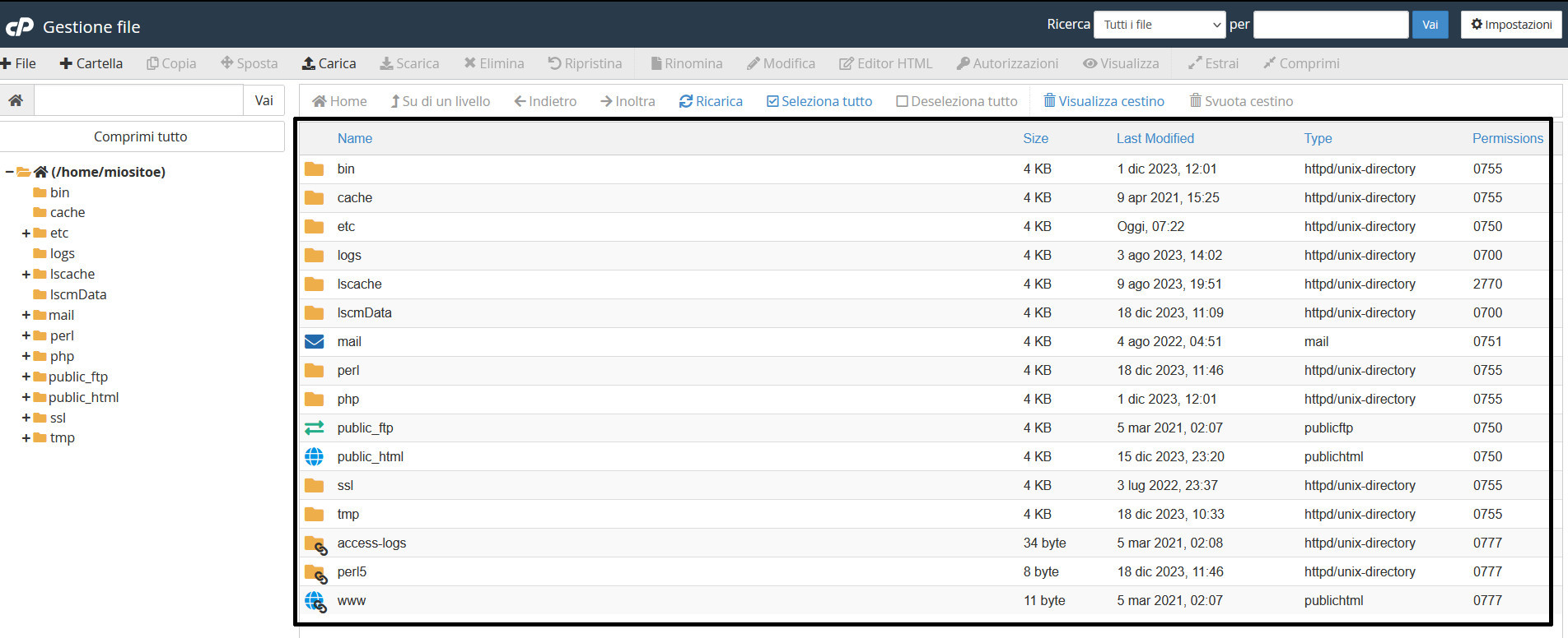 CPanel di VHosting: la guida completa CPanel di VHosting: la guida completa