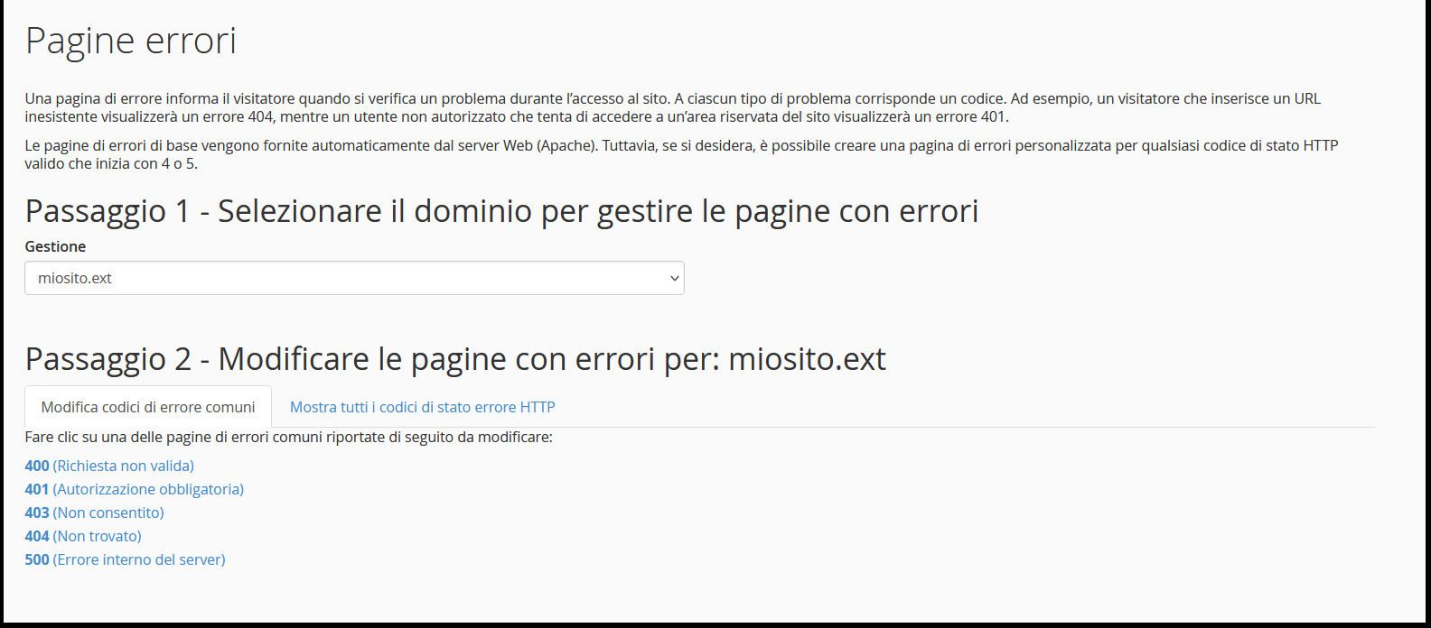 CPanel di VHosting: la guida completa CPanel di VHosting: la guida completa