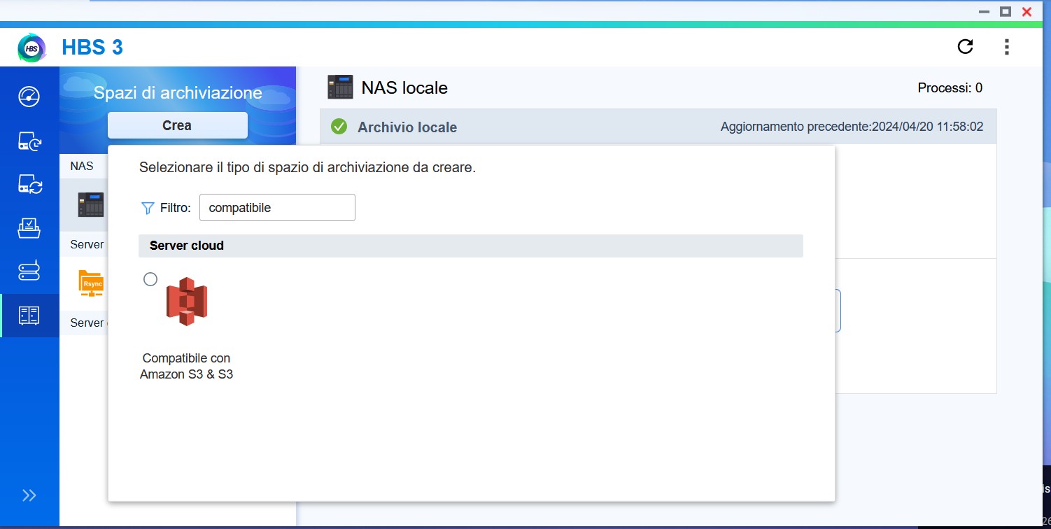 Cloud Object Storage S3 Compatibile: Configurazione archivio remoto con QNAP Nas Cloud Object Storage S3 Compatibile: Configurazione archivio remoto con QNAP Nas