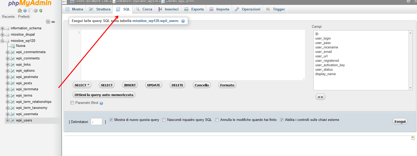 Come resettare la password persa/dimenticata di WordPress