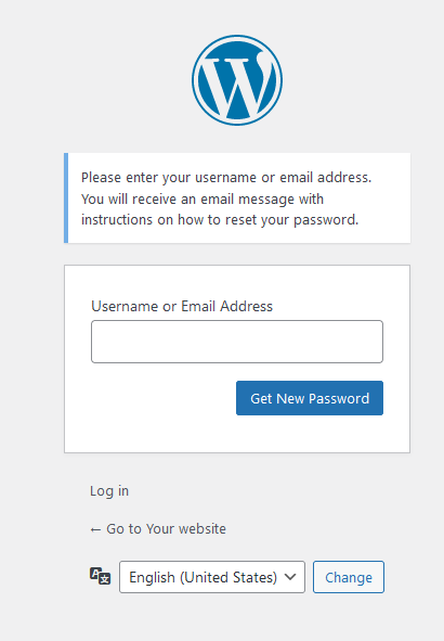 Come resettare la password persa/dimenticata di WordPress