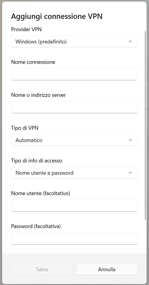 Come creare una VPN Come creare una VPN