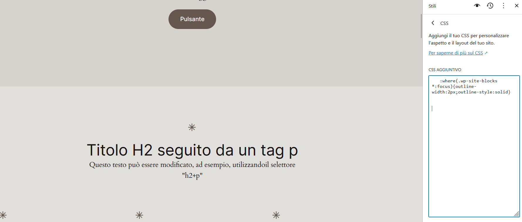 Guida al CSS Guida al CSS
