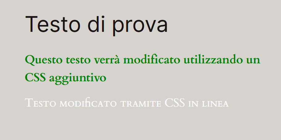 Guida al CSS Guida al CSS