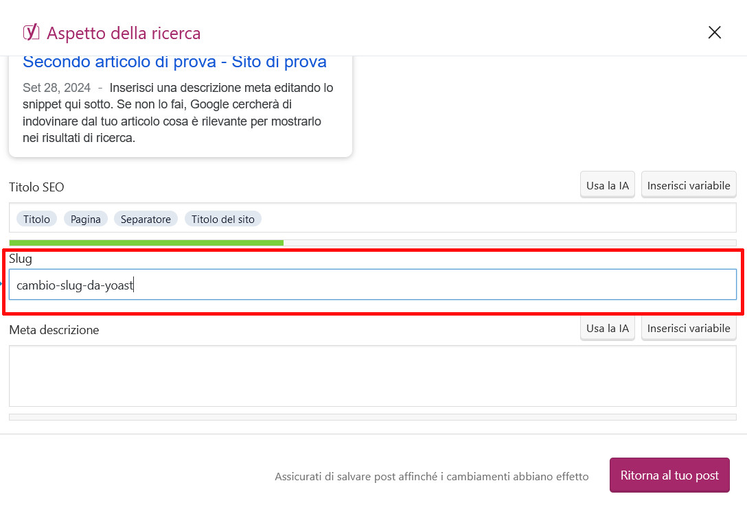 Permalink WordPress: Cosa sono e come si modificano Cosa sono e come si modificano i permalink di WordPress
