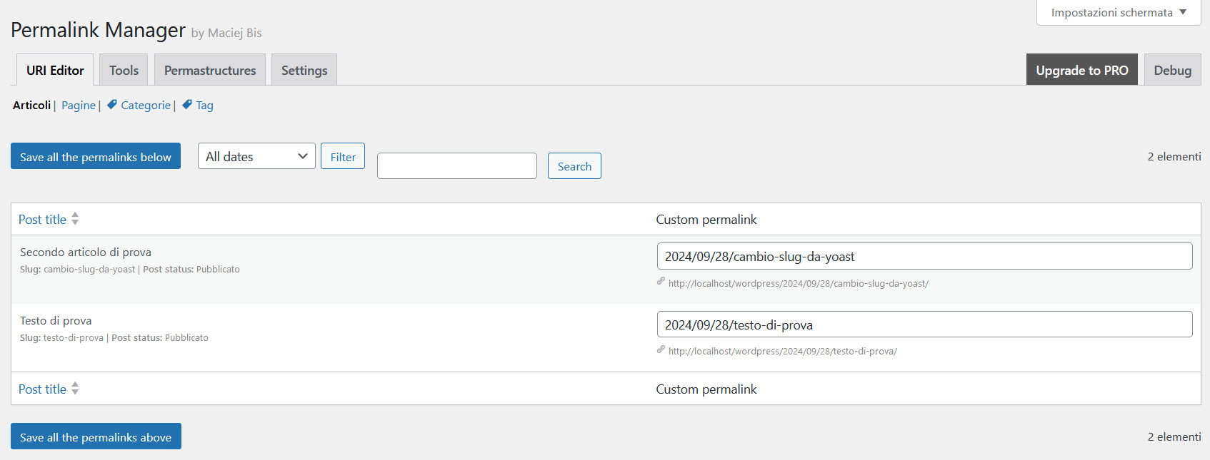 Permalink WordPress: Cosa sono e come si modificano Cosa sono e come si modificano i permalink di WordPress