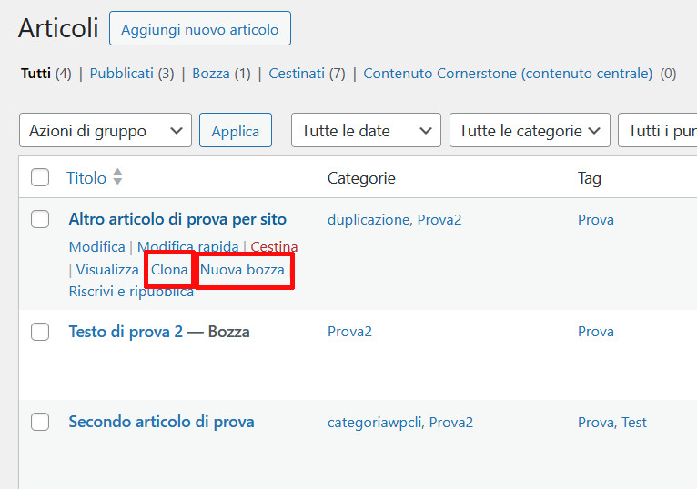 Duplicare pagine e articoli WordPress: la guida completa Duplicare pagine e articoli WordPress: la guida completa