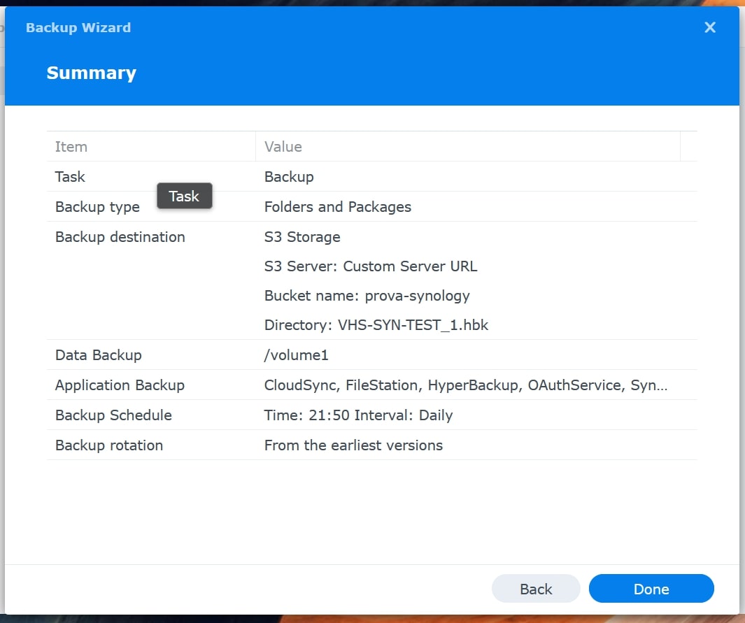 S3 su NAS Synology: Guida alla configurazione Configurazione S3 su NAS Synology