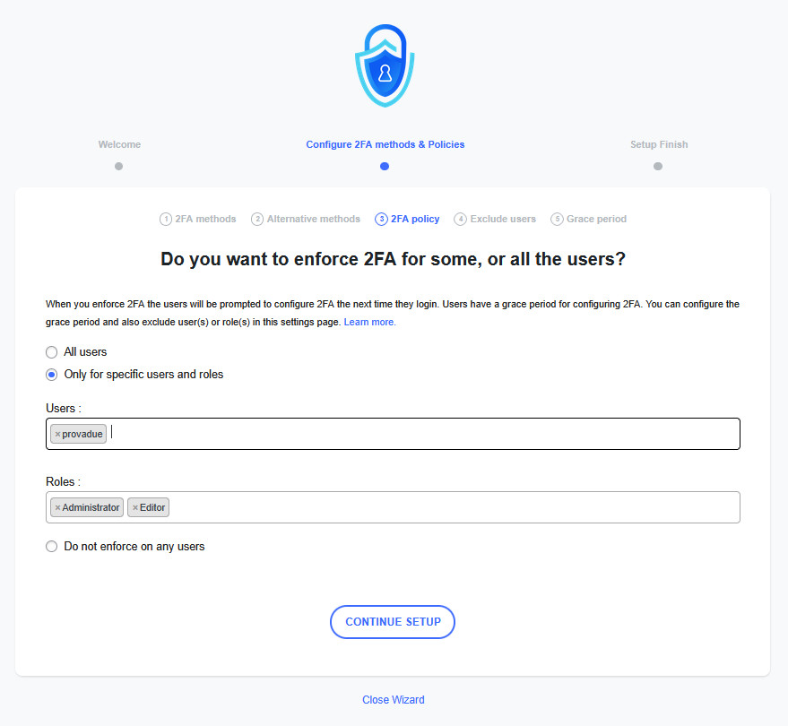 2FA: autenticazione a 2 fattori su WordPress 2FA: autenticazione a 2 fattori su WordPress