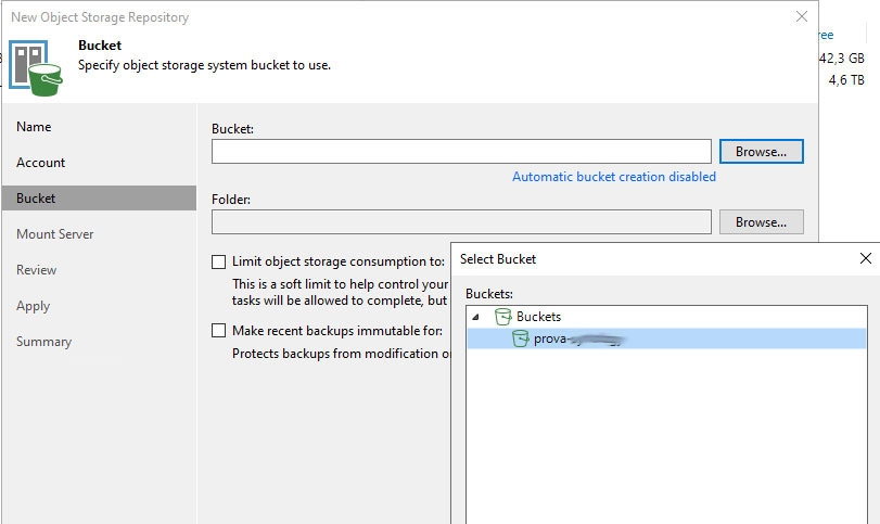 Veeam su S3: Guida alla configurazione Veeam NAS su S3: Guida alla configurazione
