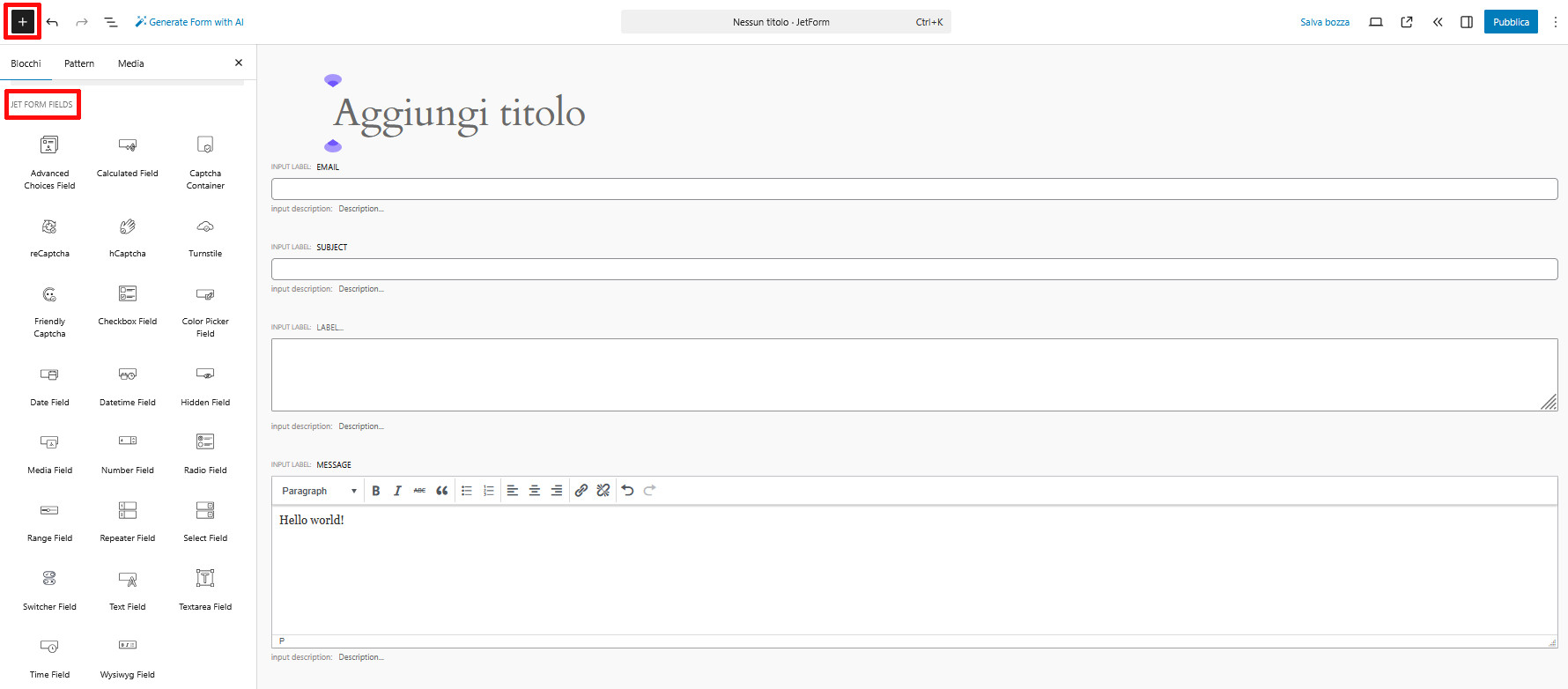 Form WordPress: Guida alla loro creazione Form WordPress: Guida alla loro creazione