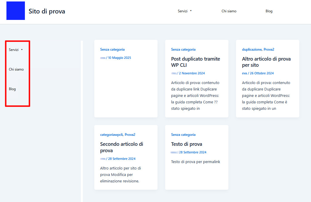 I menù su WordPress Guida: i menù su WordPress