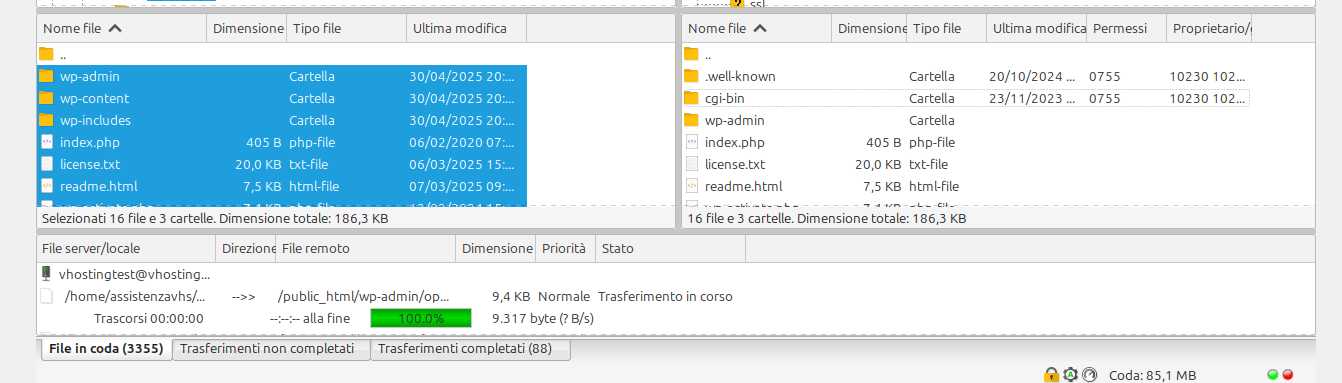Installare manualmente WordPress Installare manualmente WordPress