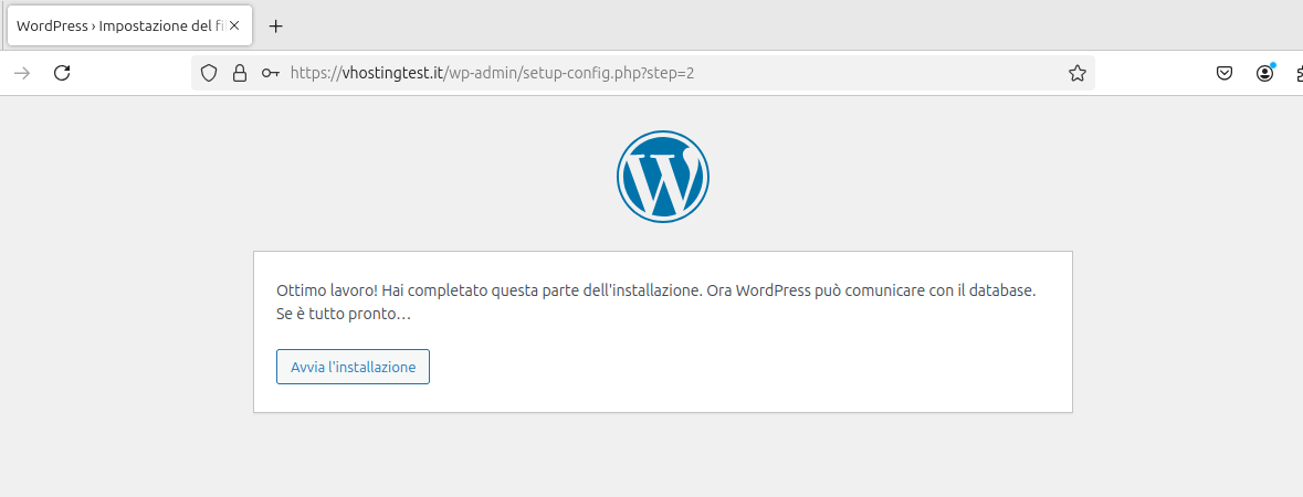 Installare manualmente WordPress Installare manualmente WordPress