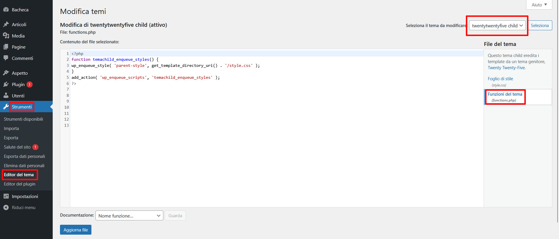 Come inserire codice PHP personalizzato su WordPress in sicurezza Come inserire codice PHP personalizzato su WordPress in sicurezza