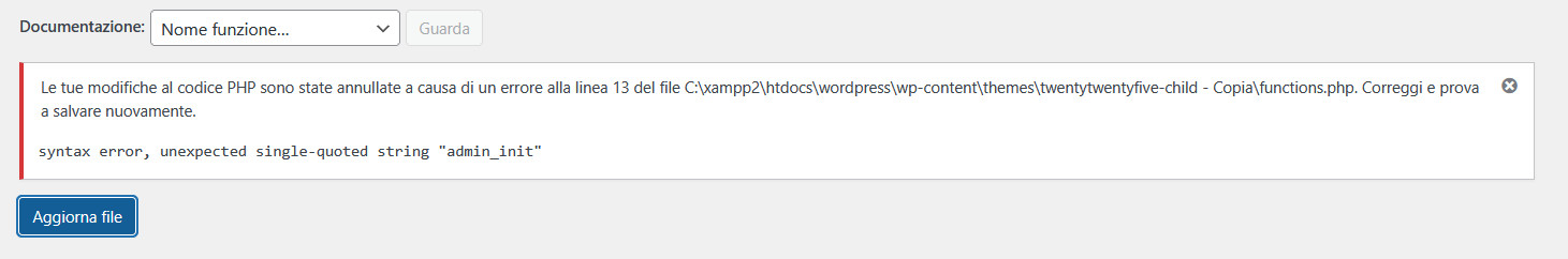 Come inserire codice PHP personalizzato su WordPress in sicurezza Come inserire codice PHP personalizzato su WordPress in sicurezza