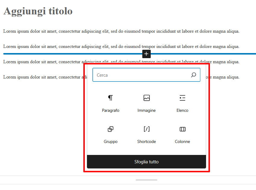 Come usare Gutenberg per creare layout avanzati Come usare Gutenberg per creare layout avanzati