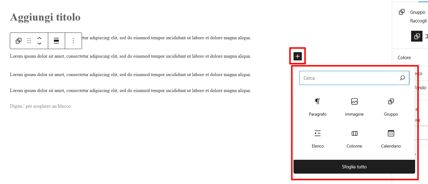 Come usare Gutenberg per creare layout avanzati Come usare Gutenberg per creare layout avanzati