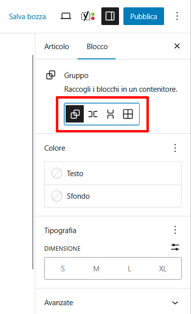 Come usare Gutenberg per creare layout avanzati Come usare Gutenberg per creare layout avanzati