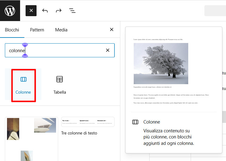 Come usare Gutenberg per creare layout avanzati Come usare Gutenberg per creare layout avanzati