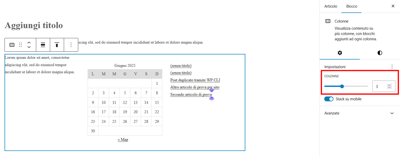 Come usare Gutenberg per creare layout avanzati Come usare Gutenberg per creare layout avanzati