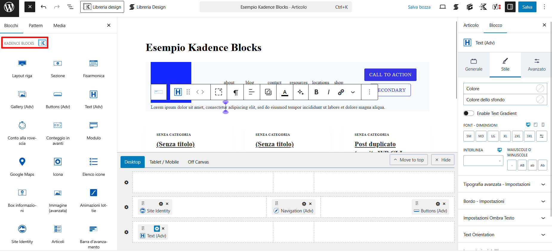 Come usare Gutenberg per creare layout avanzati Come usare Gutenberg per creare layout avanzati