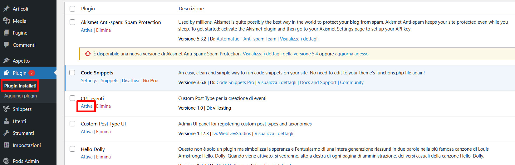 CPT: Custom Post Type, come crearlo e come usarlo CPT: Custom Post Type