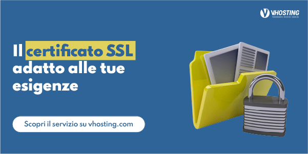 Banner VHosting Certificato SSL