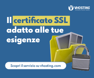 Banner VHosting Certificato SSL