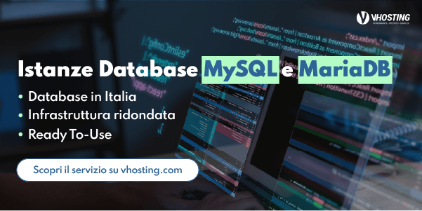Banner VHosting Istanza MySQL/MariaDB