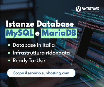 Banner VHosting Istanza MySQL/MariaDB