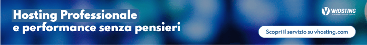 Banner VHosting Hosting Professionale