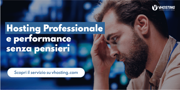 Banner VHosting Hosting Professionale