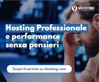 Banner VHosting Hosting Professionale
